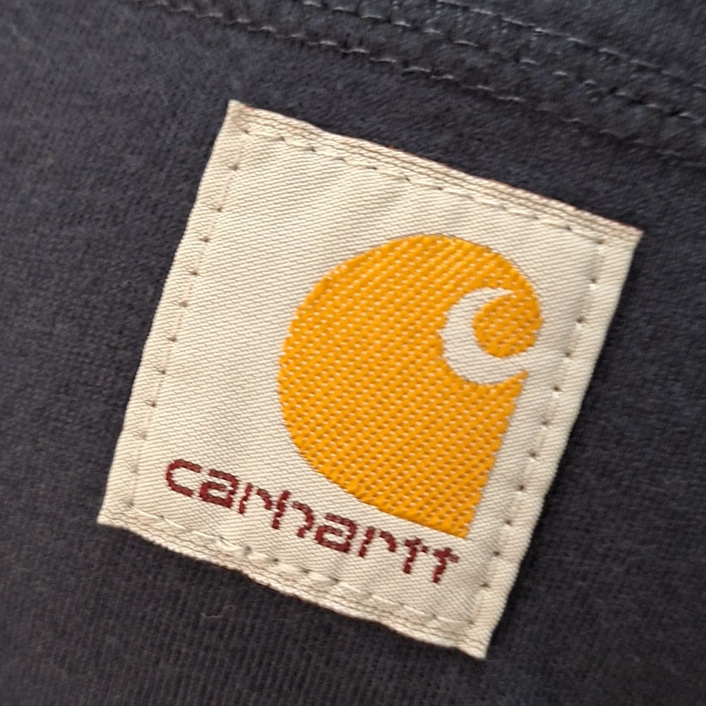 Carhartt Navy Blue Pocket T-Shirt - Picture 9 of 11